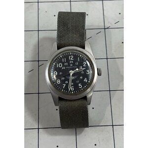 Vintage HAMILTON Avirex #921980 Military Style Wrist Watch C.1979 RARE Khaki